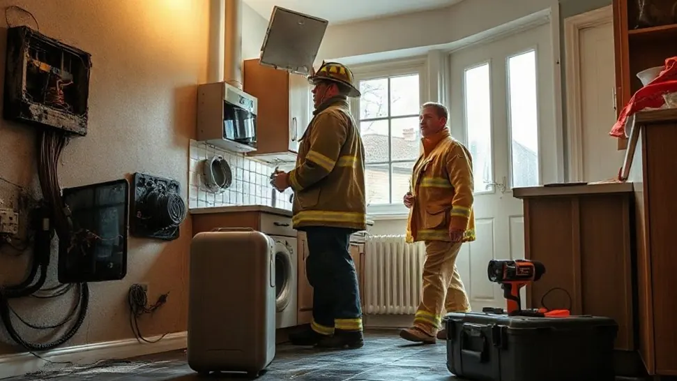 Electrical Fire Damage in Canterbury