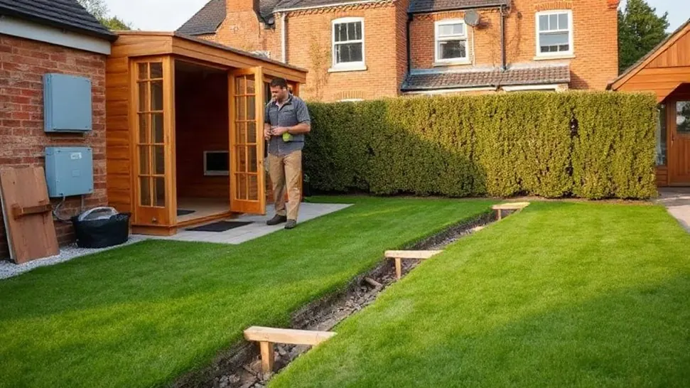 Garden Office & Shed Power in Canterbury