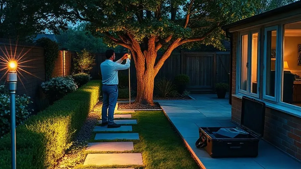 Outdoor Garden Lighting in Canterbury
