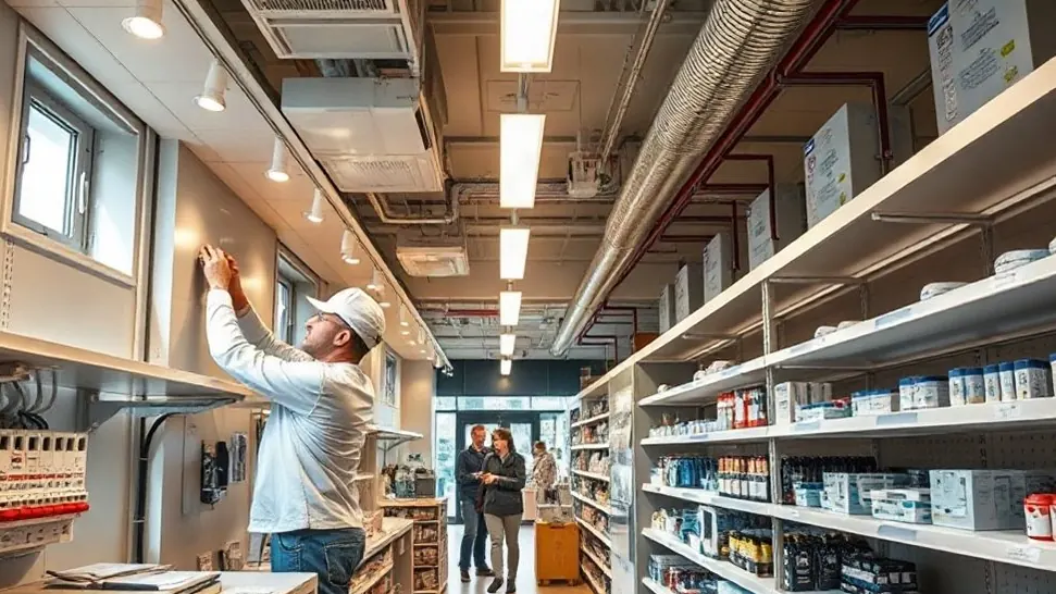 Shop Fit-Out Electrical in Canterbury